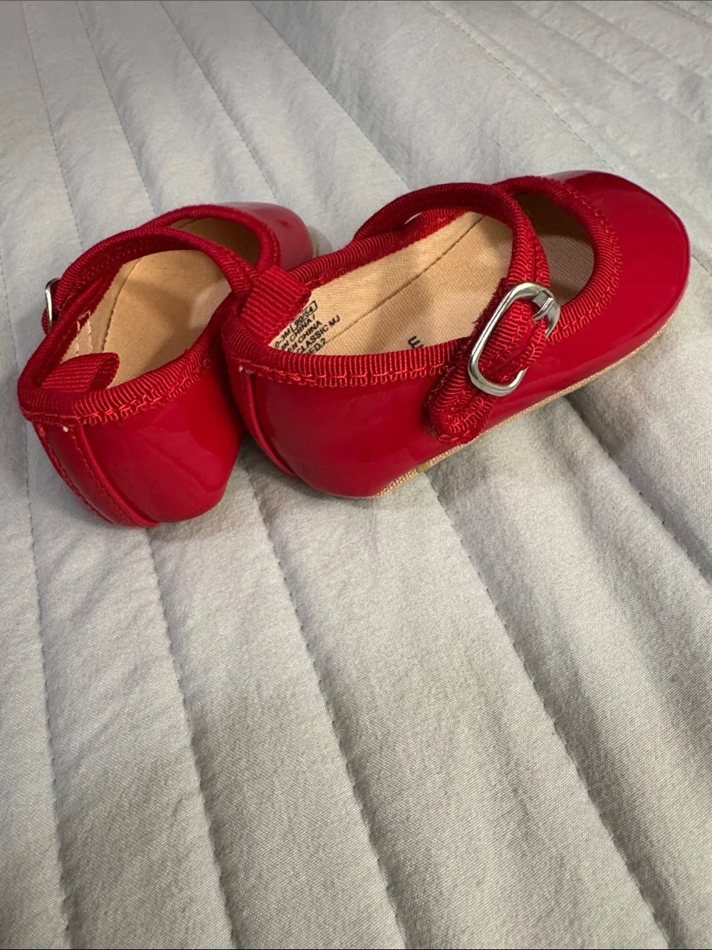Red Patent Mary Jane Baby Shoes